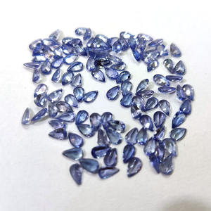 แพร์ตัดแทนซาไนต์ธรรมชาติ7X5มม. พลอยหลวมคุณภาพดีสีกลางขายส่งหินแทนซาไนต์ - Product Image 5