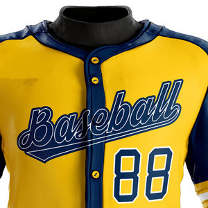 Uniforme de Béisbol Sublimado de Poliéster 100% Personalizado de Buena Calidad Profesional 2026, Conjunto Completo - Product Image 5