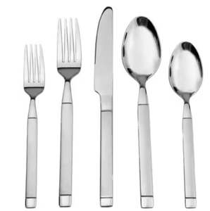 Juego de cubiertos de metal minimalista de alta calidad, cubiertos de diseñador para eventos de boda y regalos de negocios, características sostenibles - Product Image 5