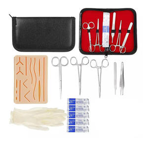 Kits de Cirugía de alto grado, 5 piezas, pinzas escaladoras de tijera de acero inoxidable alemán, Kit quirúrgico con estuche de cuero - Product Image 2