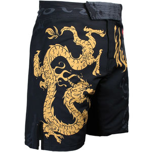 Pantalones cortos BJJ MMA de rendimiento elásticos en 4 direcciones con estampado personalizado OEM Jiu Jitsu Fighting MMA Grappling Short MMA Boxing Fight Shorts - Product Image 2