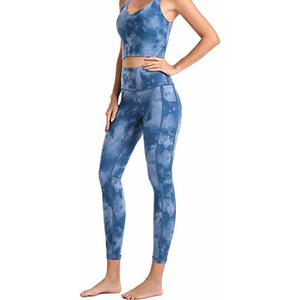 Mallas de Yoga personalizables de cintura alta para mujer, mallas deportivas de alto rendimiento sin costuras, ajuste cómodo, gimnasio, informal, sólido - Product Image 1