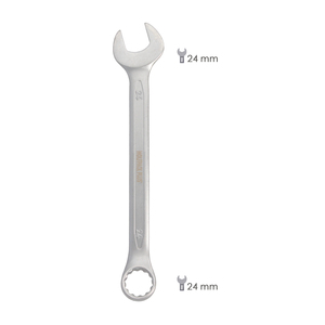 Chiave Combinata Plus 24x24 in Acciaio Cromo Vanadio DIN3113 - Product Image 2