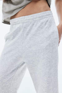 Gran oferta, pantalones de chándal de entrenamiento de algodón de gran tamaño para mujer de alta calidad, Jogger de invierno ligero con estilo frontal plano - Product Image 4