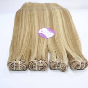 Extensions de cheveux humains double trame, qualité supérieure, lisses et soyeuses, fabrication à la machine, ODM OEM, cheveux du Vietnam - Product Image 1