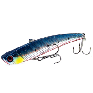 Leurre de pêche Vib 95 mm 26 g pour eau salée et eau douce, leurre artificiel dur en métal, appât VIB coulant pour la pêche au culter et à l'alboum - Product Image 5