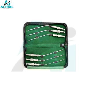 ALMAC Premium Frazier tubo de succión diagnóstico médico conjunto de instrumentos quirúrgicos de acero inoxidable de alta calidad duradero para UCI - Product Image 1