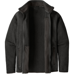 Haute qualité hommes pull polaire sweat 100% polyester recyclé tricoté polaire fermeture éclair veste d'hiver - Product Image 3