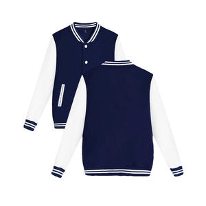 Veste universitaire d'hiver sur mesure pour hommes de grande taille dans le ciel décoré de fourrure-disponible au prix de gros - Product Image 3