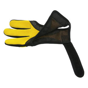 Guantes de Tiro con Arco Imra Impex de alta calidad, cuero genuino con cierre de bucle de gancho, tela de nailon resistente a la abrasión, deportes - Product Image 4