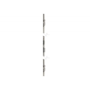 Plaque de frappe U24x6 mm pour serrure multipoint KFV B001, gauche - Product Image 1
