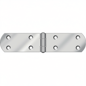 Paquete de 10 Bisagras Francesas HOHAGE de 300 mm de Espesor, 2.5 mm, Acero Cromado Azul, para Cercas, Enrejados y Puertas - Product Image 3