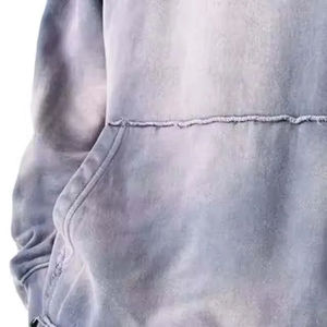 Servicio OEM, Diseña Tu Propio Chándal Holgado con Lavado Ácido, Chándal Extra Grande de Algodón 100% Orgánico para Hombre, Ropa Urbana - Product Image 5