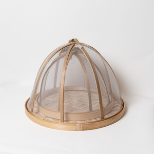 Cubierta de Alimentos de Bambú Hecha a Mano, Cubierta de Malla de Bambú para Alimentos, Cubierta de Alimentos de Bambú para Cocina y Restaurante - Product Image 3