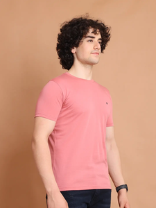 Venta caliente Camiseta básica de media manga con cuello redondo para todo el día Comodidad Estilo versátil y moda sin esfuerzo para hombres - Product Image 4