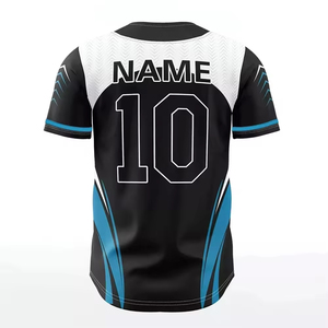 Camiseta de Béisbol de Talla Grande con Color Personalizado a Precio Accesible, 100% Poliéster, Logotipo OEM al por Mayor, Uniforme de Béisbol - Product Image 6