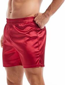Shorts de détente personnalisés en toile à taille mi-haute pour hommes, vêtements de nuit doux, confortables et légers pour la maison - Product Image 4