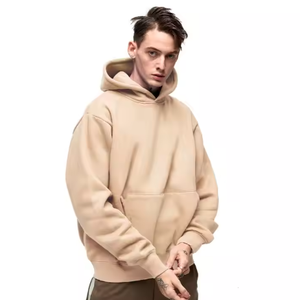Sweat-shirts à capuche unisexes personnalisés de haute qualité en coton GSM lourd, coupe classique, logo personnalisé, grandes tailles, impression numérique pour l'hiver - Product Image 3