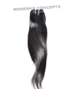 100% paquetes de Virgen cruda indio recto rizado para mujeres negras extensiones de cabello humano de templo alineado con cutícula - Product Image 3