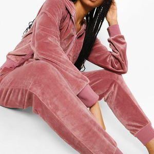 Conjunto de chándal unisex de 2 piezas, venta al por mayor de fabricante pakistaní, chándal con capucha, pantalones cargo, pantalones de chándal con patrón sólido - Product Image 6