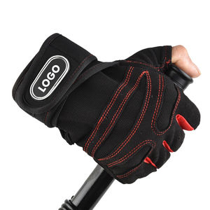 Hot Sale Leather Workout Fitness Gym Weight <b>Lifting</b> <b>Gloves</b> Adjustable Lightweight for Gym Training - Product Image 2