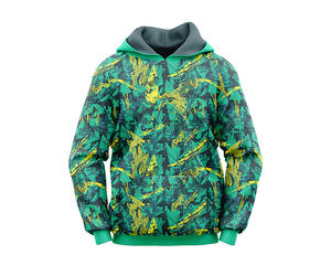 Moda 100% algodón Tie Dye sudadera abrigo de manga larga con capucha cierre de cremallera con bordado patrón sólido Streetwear Tops - Product Image 1