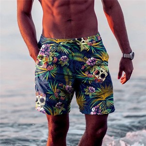 Pantalones cortos de natación para hombre, material transpirable de secado rápido, cintura elástica, estilo moderno, ideal para gimnasio, surf y entrenamiento - Product Image 2