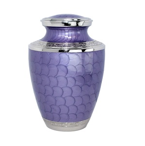 Meilleures urnes funéraires en métal écologiques pour adultes, couleur blanche et argentée, dernière conception, urne commémorative pour les amoureux. - Product Image 4