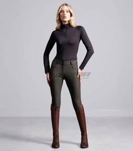 Pantalones de Equitación para Mujer, Ajustados, Ligeros, Duraderos, Cómodos y Elegantes, para Montar a Caballo al Aire Libre, para Competición - Product Image 1