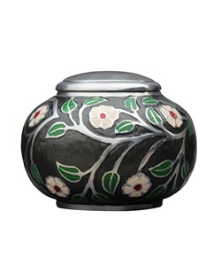 Adult Cremation Urns for Male/Female Funeral Urn for Human Ashes Decorative Urns for Ashes <b>Large</b> <b>Keepsake</b> <b>Box</b> (Multi Black) - Product Image 1