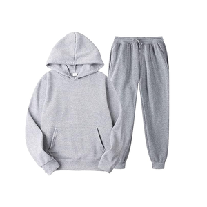 Ensemble de sweat à capuche de haute qualité à bas prix Fabricant avec logo personnalisé Ensemble de sweats à capuche et de pantalons de survêtement unisexes - Product Image 5