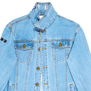 Para La Universidad Estatal, chaqueta vaquera de verano informal personalizada para mujer con bordado de botones, ropa TSU HBCU - Product Image 2