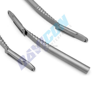 BONE SCRAPER HAND HELD CURVED WITH BLADE - Product Image 3