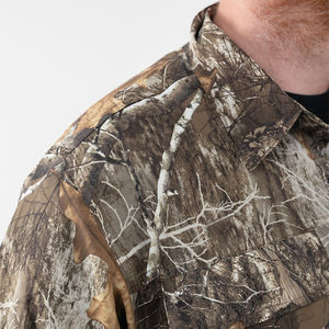 Camisa de Camuflaje de Manga Corta al por Mayor, Camisa Polo de Manga Corta con Bolsillos con Cremallera en las Mangas - Product Image 3