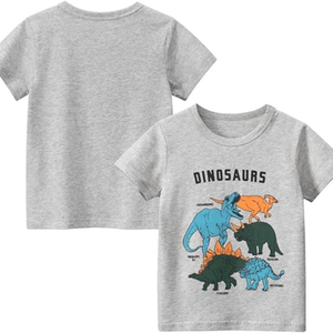 Enfant en bas âge garçon tricoté coton t-shirt personnalisé Applique Boutique vêtements été enfants garçon vêtements chemises fabriquées au Bangladesh - Product Image 2