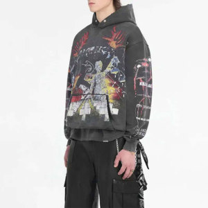 Survêtements d'hiver en polaire sur mesure pour hommes, ensemble de survêtement avec logo brodé et pantalon de survêtement de jogging, vêtements de gros - Product Image 2