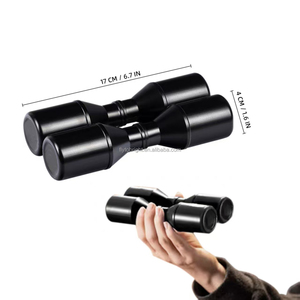 Tamborin Meksiko dan Maracas Profesional dengan Pengocok Pasir Hitam+Merah Plastik ABS 26.3x8.9cm Merek OEM 80g untuk Dewasa - Product Image 6