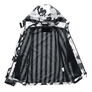 แจ็กเก็ตกันฝนแบบมีตัวอักษรแบบพิเศษสำหรับผู้ชายดีไซน์ไฮสตรีทสำหรับฤดูหนาว - Product Image 3