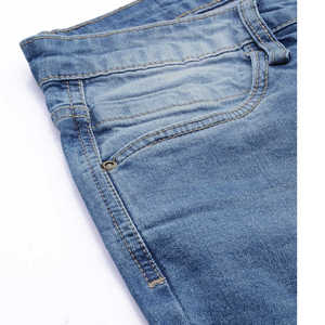 กางเกงยีนส์สำหรับผู้หญิงเอวสูงปานกลางระบายอากาศได้ดีขนาดใหญ่พิเศษสำหรับฤดูร้อน - Product Image 3