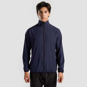 For Speedo Limitless Sporty Gym <b>Jacket</b> (Navy) Stand Collar Spring Season for <b>Workout</b> - Product Image 1