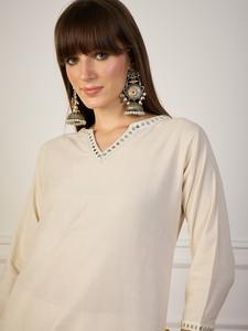 ผู้ผลิตชุดกูร์ต้าผ้าฝ้ายแท้สำหรับผู้หญิงในราคาที่ดีที่สุด - Product Image 4