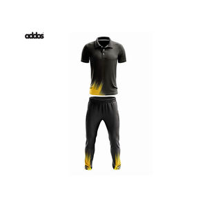 Camiseta de Críquet Personalizada con Logotipo y Nombre del Equipo, Impresión por Sublimación, Poliéster de Alta Calidad, Cuello Alto, Proveedores de Ropa de Críquet de Pakistán - Product Image 2