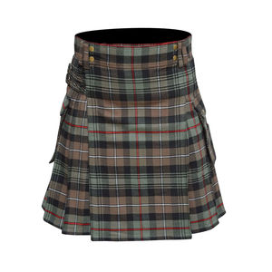 Modern Scottish Tartan <b>Utility</b> <b>Kilts</b> New Black <b>Kilts</b> for Men and Women Available OEM Service - Product Image 1