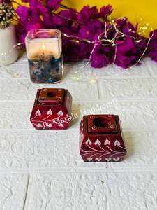 Handmade Marble Stone <b>Incense</b> Tower & Candle <b>Holder</b> <b>Aromatherapy</b> <b>Diffuser</b> for Home Decor & Religious Use - Product Image 4