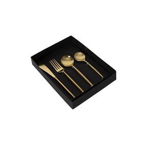 Custom Make 304 Stainless Steel Flatware Cutlery Spoon <b>Forks</b> With Brass Handle Customize Design High Quality Dinner Ware Cutlery - Product Image 3