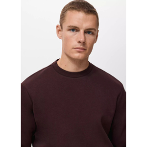 Men Heavyweight Sweatshirt 240 GSM Cotton Polyester Fleece Eco-Friendly Warm Casual Street Style Crewneck Pullover OEM Service - Product Image 4