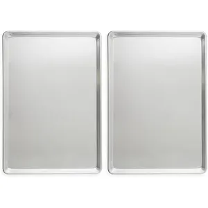 <span class=keywords><strong>Plaque</strong></span> <span class=keywords><strong>de</strong></span> <span class=keywords><strong>cuisson</strong></span> en aluminium <span class=keywords><strong>de</strong></span> 18 x 26 pouces, épaisseur <span class=keywords><strong>de</strong></span> fil <span class=keywords><strong>de</strong></span> calibre 19, avec rebord, <span class=keywords><strong>pour</strong></span> pâtisserie, personnalisable, <span class=keywords><strong>pour</strong></span> <span class=keywords><strong>four</strong></span> <span class=keywords><strong>de</strong></span> boulangerie - Product Image 1