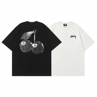 Camiseta Moderna para Hombre, de Alta Calidad, Transpirable, Ecológica, de Manga Corta, Corte Holgado, Diseño a Cuadros, 100% Algodón, Casual, Tallas Grandes