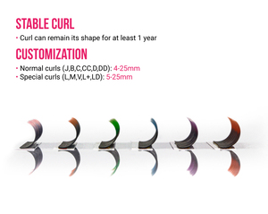 Extensiones de pestañas individuales Ombre súper densas personalizar embalaje bandejas de pestañas de color precio directo de fábrica suministros de pestañas ODM OEM - Product Image 6
