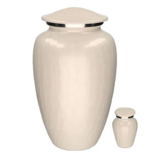 Urnes de crémation en métal de qualité supérieure fabriquées à la main Urne commémorative de cendres humaines décoratives pour la maison Urnes de crémation écologiques - Product Image 4